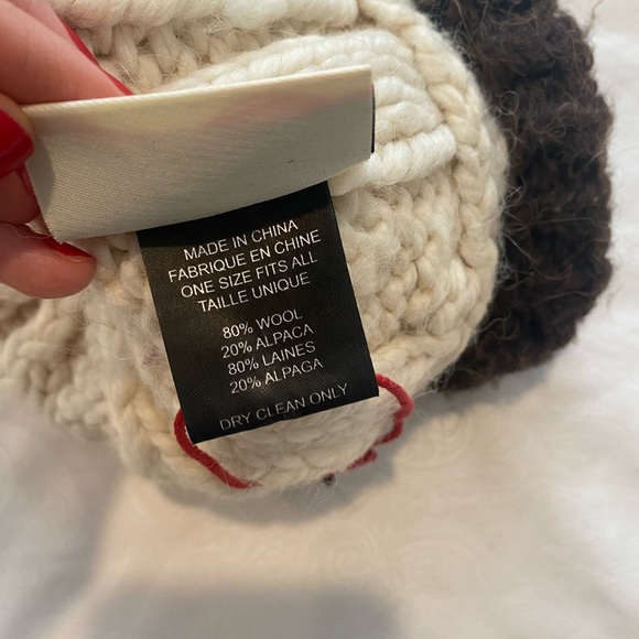 True Religion Brown Beige Ombré Wool Hat - Picture 5 of 6